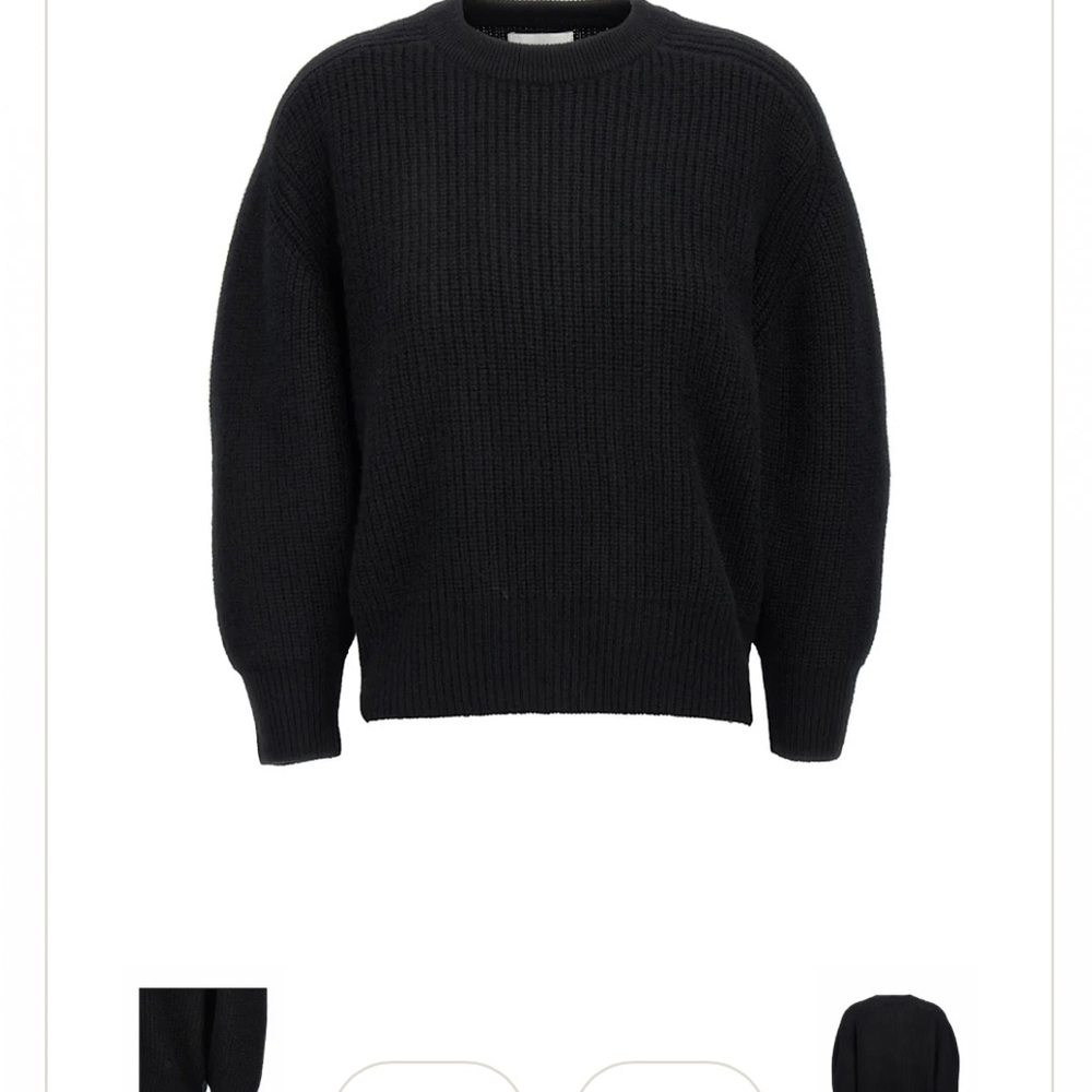 ISO: Loulou Studio Black Marcela cashmere crewneck